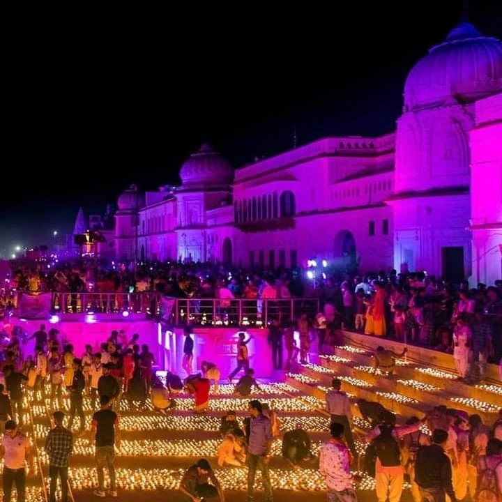 Taxi package from Ayodhya Ayodhya city view for pilgrimage taxi packages