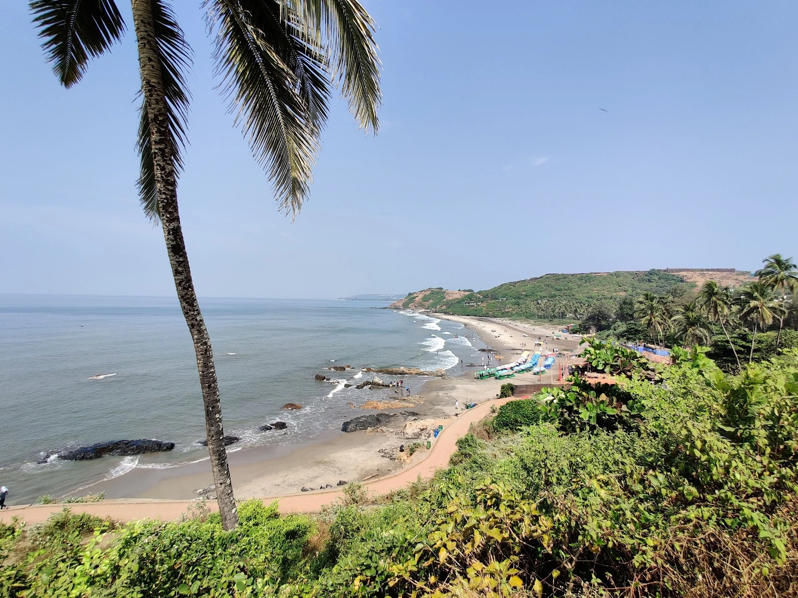 Goa travel view for an intercity taxi itinerary