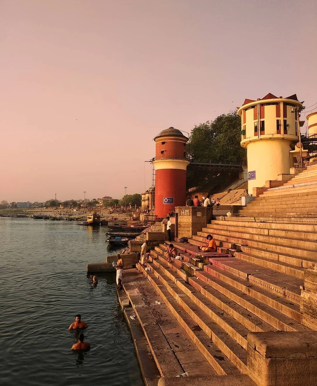 Taxi packages from Varanasi Varanasi riverside view for pilgrimage taxi packages
