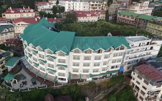 Crescent Resort, below Gorkha Rangamanch Bhawan, Chauk Bazaar, Darjeeling, West Bengal, India in Darjeeling
