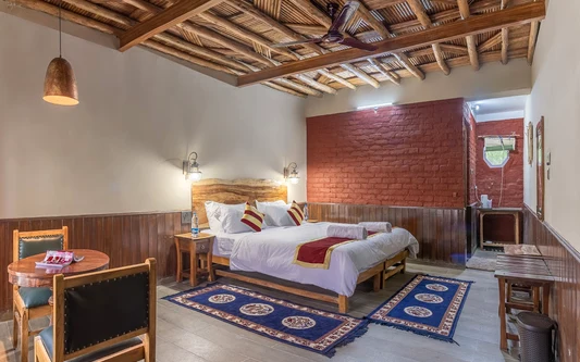 Echor Mud Huts Tabo Spiti Valley Tabo yatra hotel stay