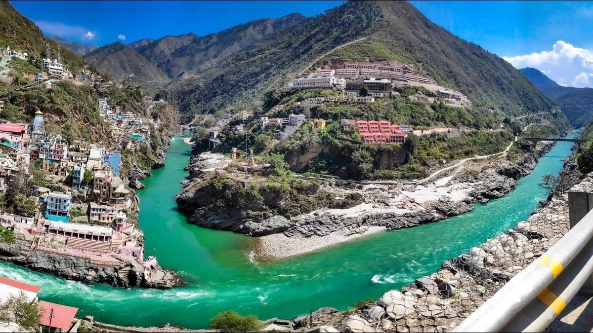 Alaknanda and Mandakani rivers in Rudraprayag