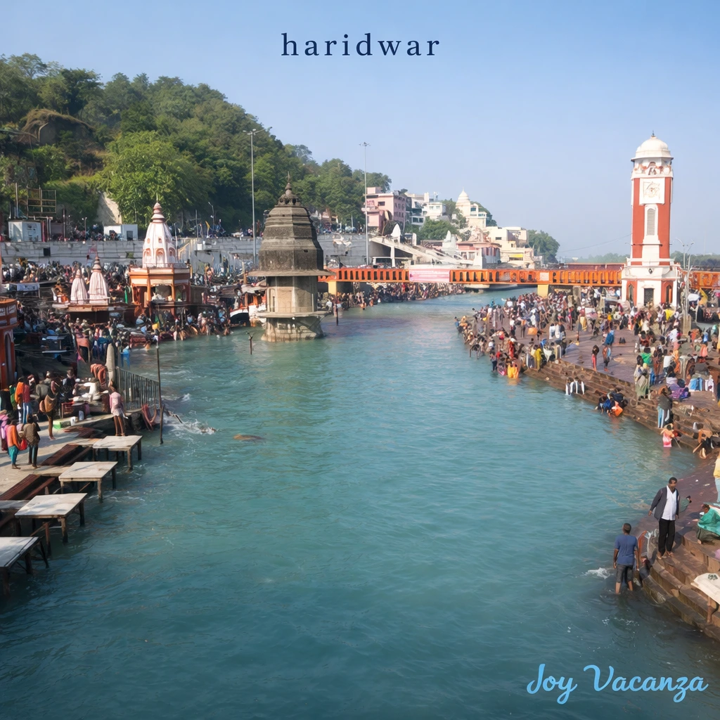 Haridwar ghats and temple view in Hemkund Sahib & Valley of Flowers Tour Package (Ex-Delhi) gallery image 3