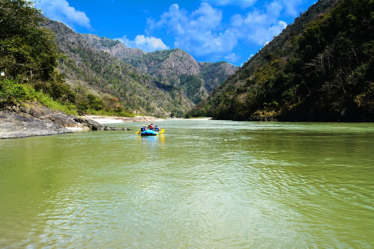 River rafting in Ganga River in Rishikesh