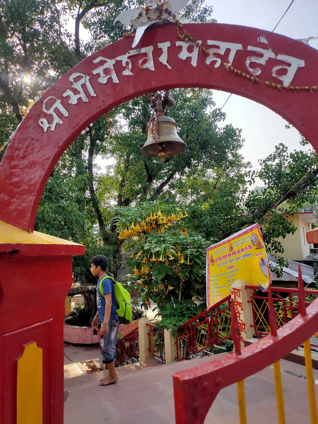 Bhimeshwar Hindu Temple sightseeing stop on Lake Paradise Nainital Escape Taxi Package route
