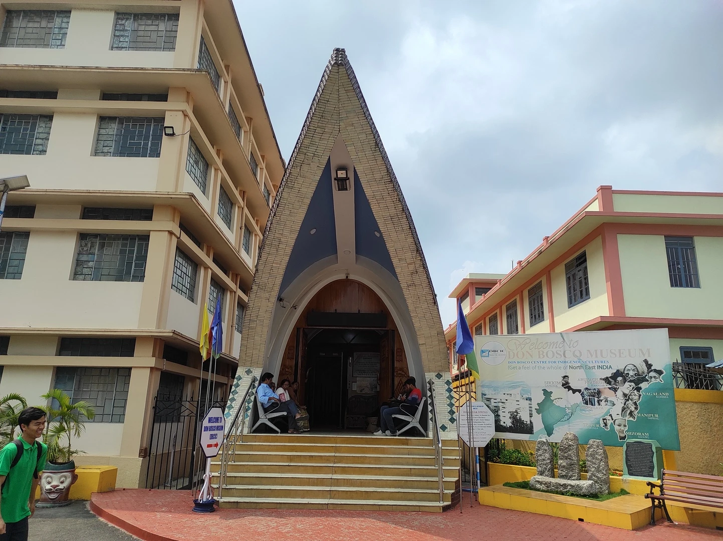 Don Bosco Museum sightseeing stop on Shillong Cherrapunjee Dawki Guwahati Taxi Package route