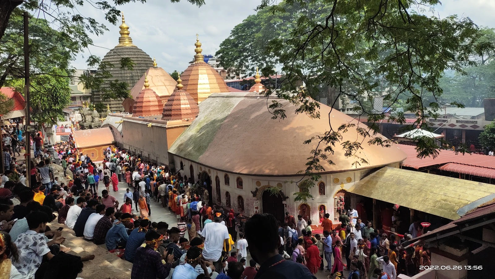Maa Kamakhya Temple sightseeing stop on Shillong Cherrapunjee Dawki Guwahati Taxi Package route