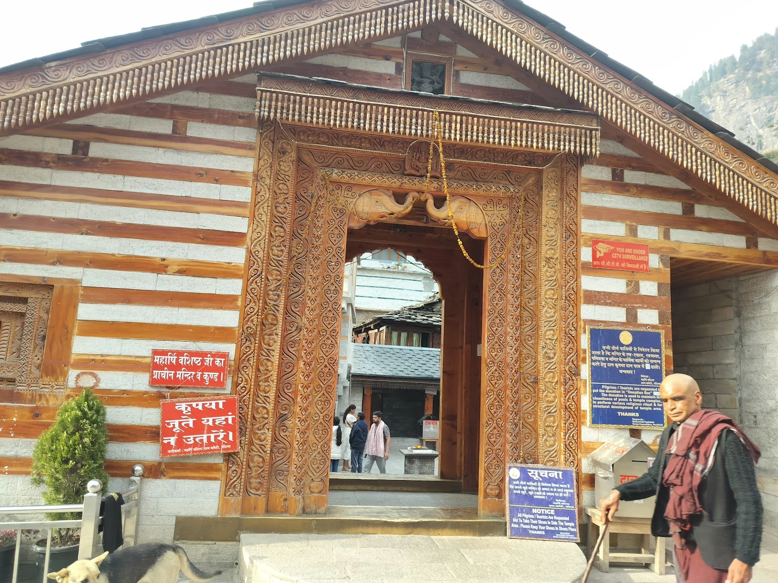 Shri Vasishtha Temple sightseeing stop on Amazing Manali Taxi Package route