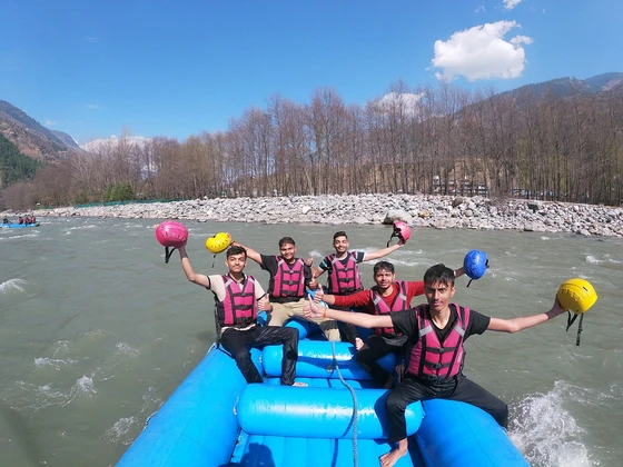 River Rafting Point Kullu Manali tourist attraction